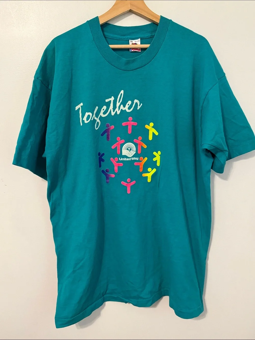 Vintage 90s United Way Teal 